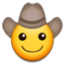 Cowboy Hat Face emoji on Samsung